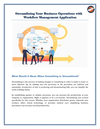 Streamlining Your Business Operations with Workflow Management Application