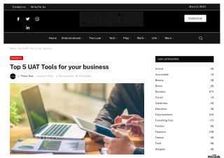 Top 5 UAT Tools for your business