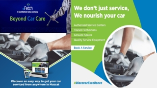 With eFetch - Discover An Easy Way To Get Your Car serviced In Muscat