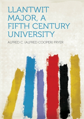 download Llantwit Major, a Fifth Century University