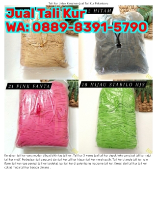 ౦889_8З9l_5ᜪ9౦ (WA) Tali Kur Id Card Berapa Harga Tali Kur Gelang
