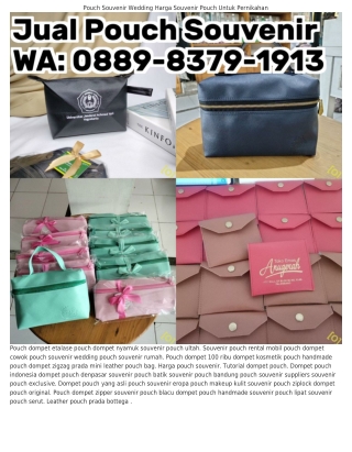 088ᑫ-8౩ᜪᑫ-lᑫl౩ (WA) Pouch Dompet Itu Apa Pouch Souvenir Rumahan