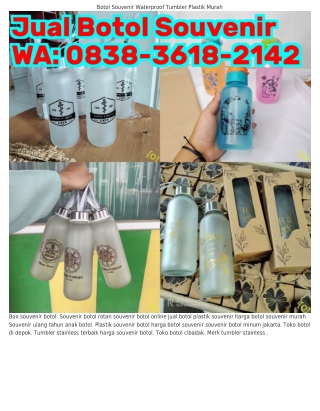 ౦838-3618-ᒿ1Կᒿ (WA) Tumbler Custom Jakarta Harga Botol Sabun Cuci Piring