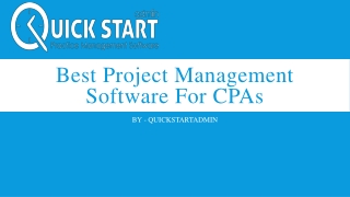 Get Project Management Software for CPAs – QSA