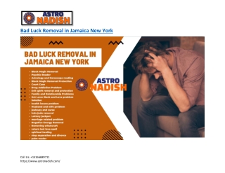 Best Astrologer Bad Luck Removal in Jamaica NY  -astronadish