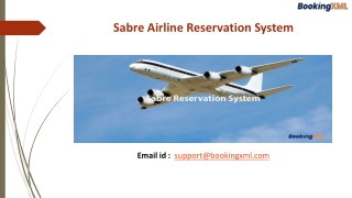 Sabre Airline Reservation System