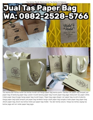 Ô882~2528~57ϬϬ (WA) Paper Bag Kain Tas Kertas Packing Makanan