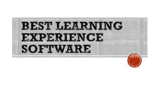 Best Learning Experience Software