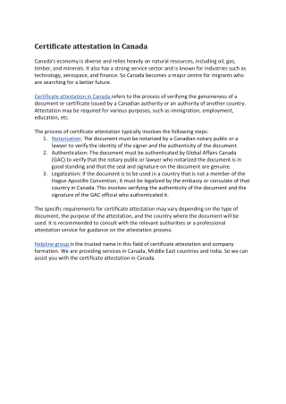 Certificate attestation in Canada (1)