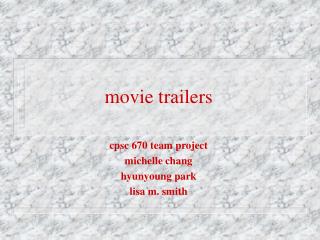 movie trailers