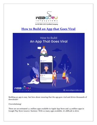 How to Build an App that Goes Viral