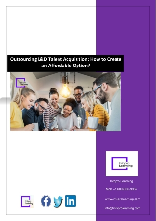 Outsourcing L&D Talent Acquisition: How to Create an Affordable Option?