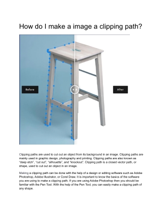 How do I make a image a clipping path_
