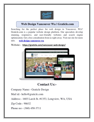 Web Design Vancouver Wa | Graticle.com