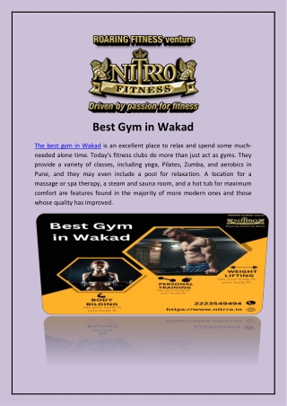 Best Gym in Wakad