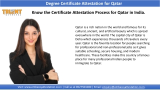 Know about Degree Certificate Attestation for Qatar