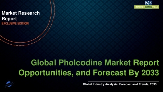 Pholcodine Market will reach at a CAGR of 3.3% from to 2030