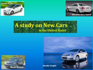 A study on New Cars in the United States