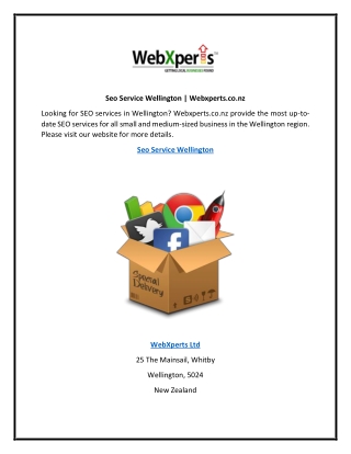 Seo Service Wellington | Webxperts.co.nz