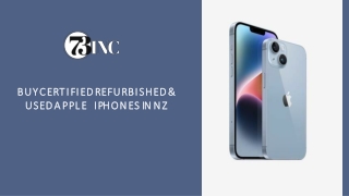 Buy Certified Refurbished & Used Apple iPhones in NZ