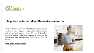 Shop Rta Cabinets Online | Buycabinetstoday.com