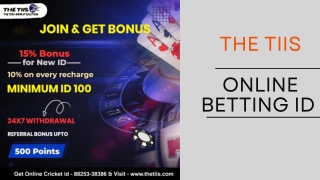 Online Betting Id | The TIIS | 88253-38386