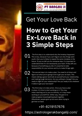 Get Your Love Back | Call Now |  91-8219157676