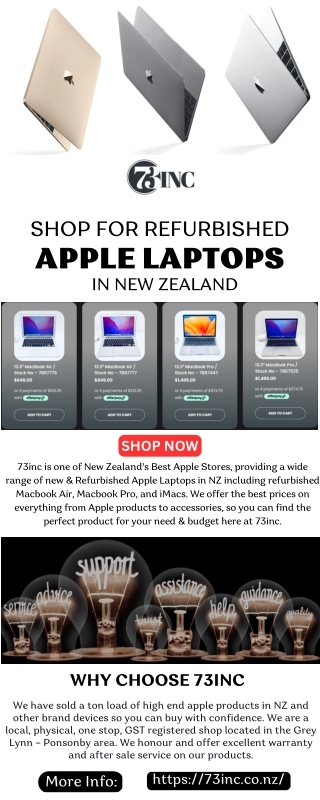 Shop For Certified & Refurbished Apple Laptops in NZ