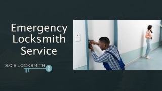 Emergency Locksmith Service