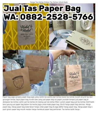 Ô88ᒿ-ᒿ5ᒿ8-5ᜪ66 (WA) Tas Kertas Murah Tas Wanita Dari Kertas Koran