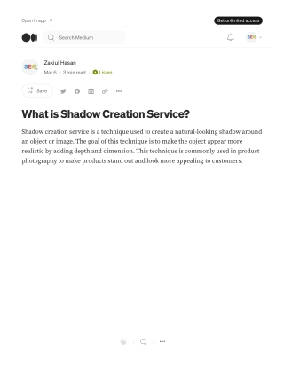 What is Shadow Creation Service