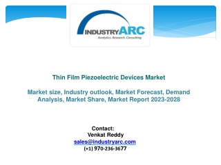 Thin Film Piezoelectric Devices Market