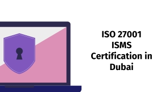 ISO 27001 ISMS Certification in Dubai