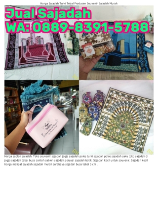 O889~8ᣮ91~5ᜪ88 (WA) Souvenir Sajadah 40 Hari Sajadah Gulung