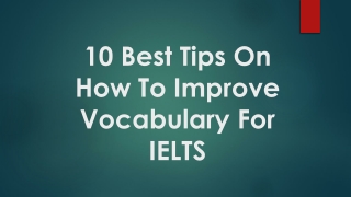 10 Best Tips On How To Improve Vocabulary