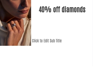 40% off diamonds