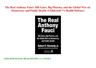 [download]_p.d.f The Real Anthony Fauci Bill Gates  Big Pharma  and the Global W