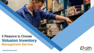 5 Reasons to choose volusion inventory services