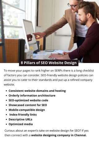 8 Pillars of SEO Website Design