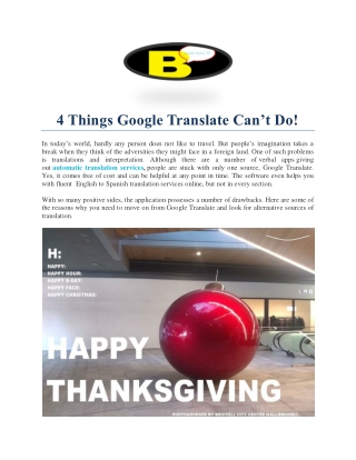 4 Things Google Translate Can’t Do!