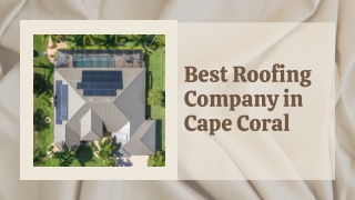 Commercial and Residential Roofing Company