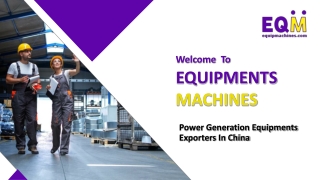 Power Generation Equipments Exporters in China