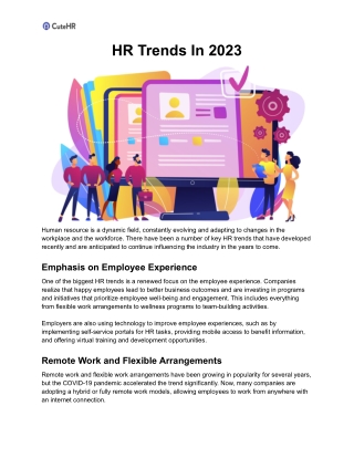 HR Trends In 2023