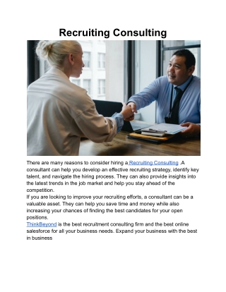 Recruiting Consulting