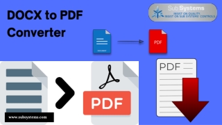 Buy DOCX to PDF Converter