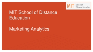 Marketing Analytics