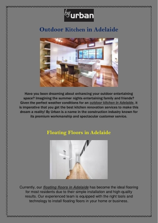 Floating Floors in Adelaide