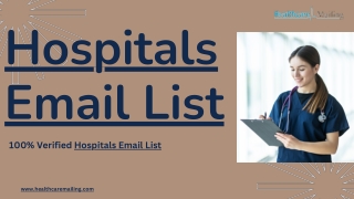 hospital email list