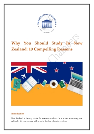 Why You Should Study In New Zealand