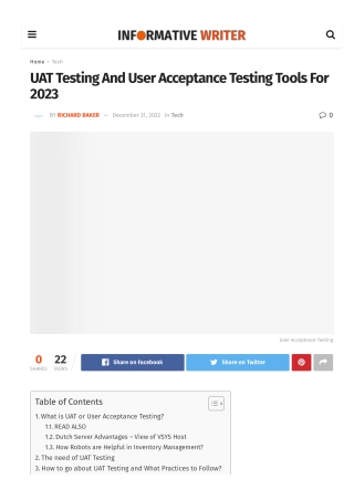 UAT Testing And User Acceptance Testing Tools For 2023